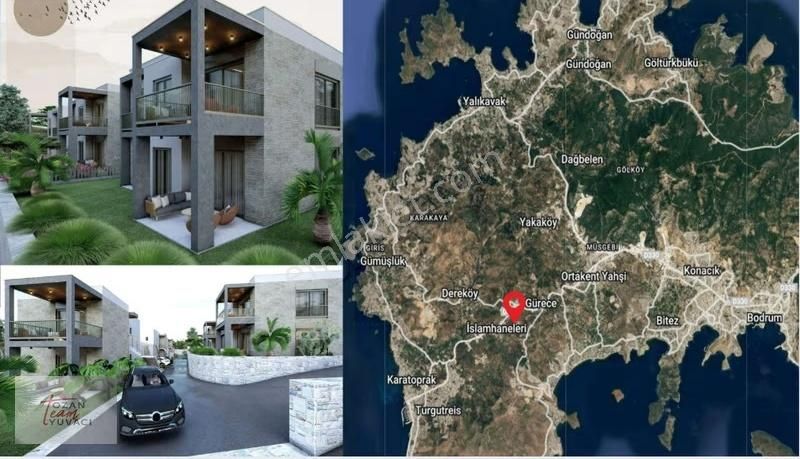 Bodrum İslamhanelerinde Projeden Satılık Kat Mülkiyetli Daireler - Görsel 2