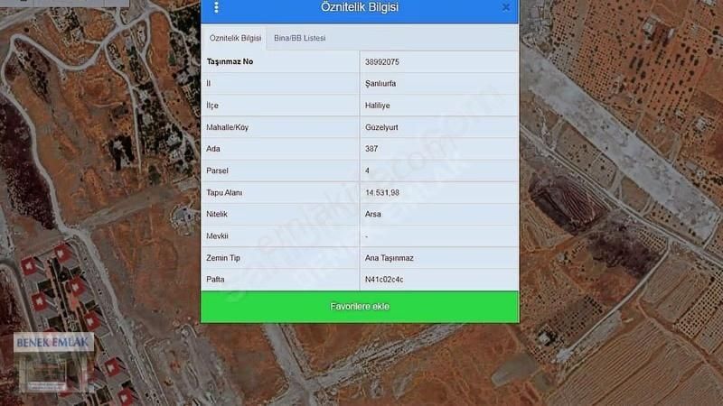 Benek Emlak Güzelyurt'ta 10 Kat İmarlı, 600m² Satılık Arsa - Görsel 4