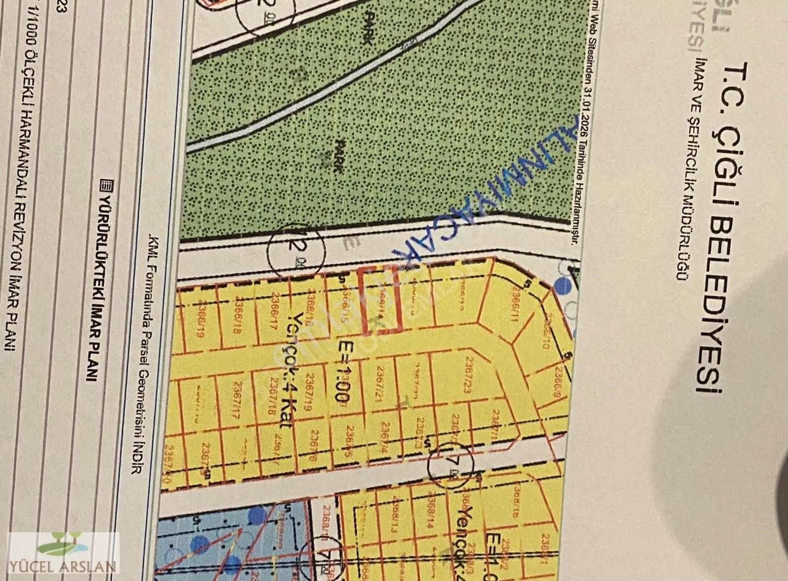 Çiğli Harmandalında Satılık 181m2 . İmarlı Yatırıma Uygun Arsa - Görsel 14