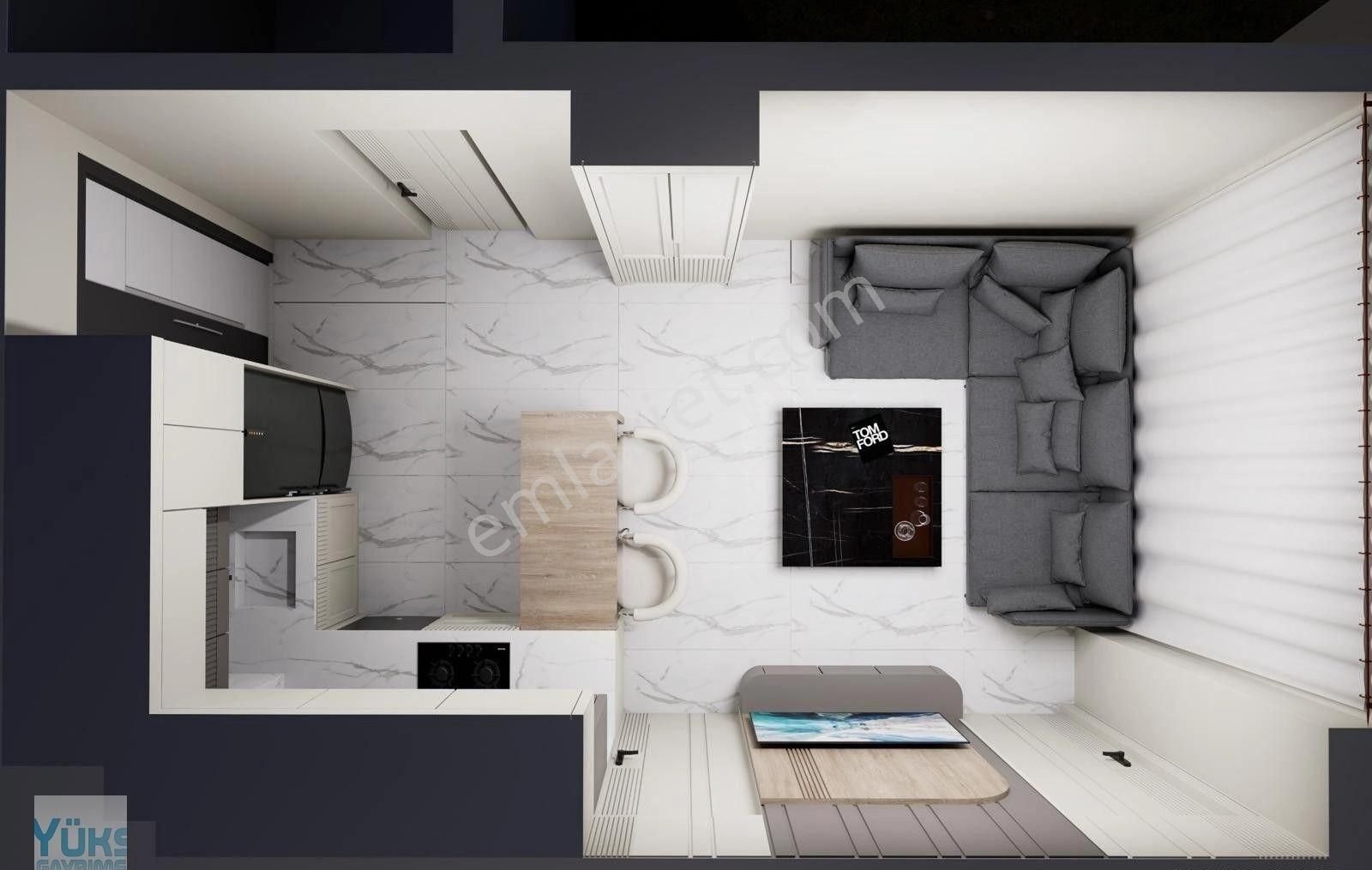 Denizli Karahasanlıda 2+1 Lansmana Özel Hastaneye Yakın Ada Mutfaklı Satılık Lüks Suit Daireler - Görsel 10