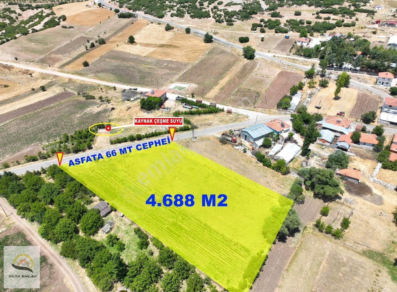 Burdur Merkez Beşkavak'ta İmar İçin Yerleşim Gibi Asfaltı Cephe 4688 Metre - Görsel 15