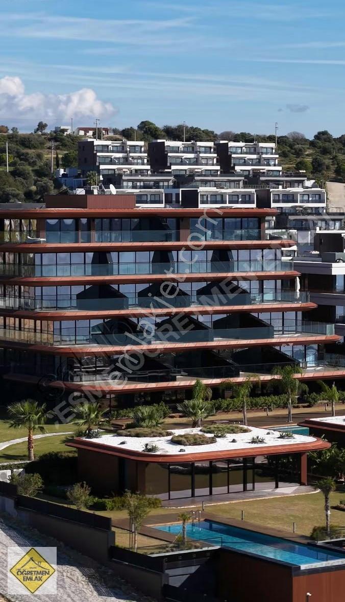 Çeşme Ayasaranda Ön Cephe Bahçe Katı Deniz Manzaralı Daire - Görsel 9