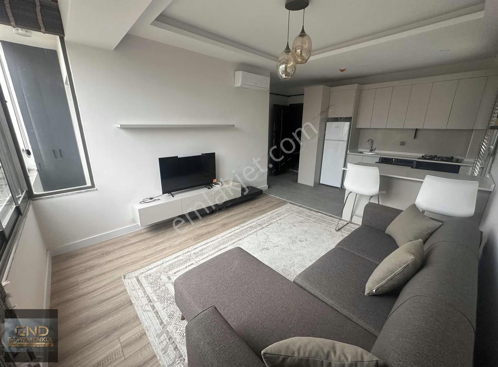 Gnd'den Üniversite Caddesinde Sıfır Lüks Eşya 1+1 Kiralık Daire - Görsel 3