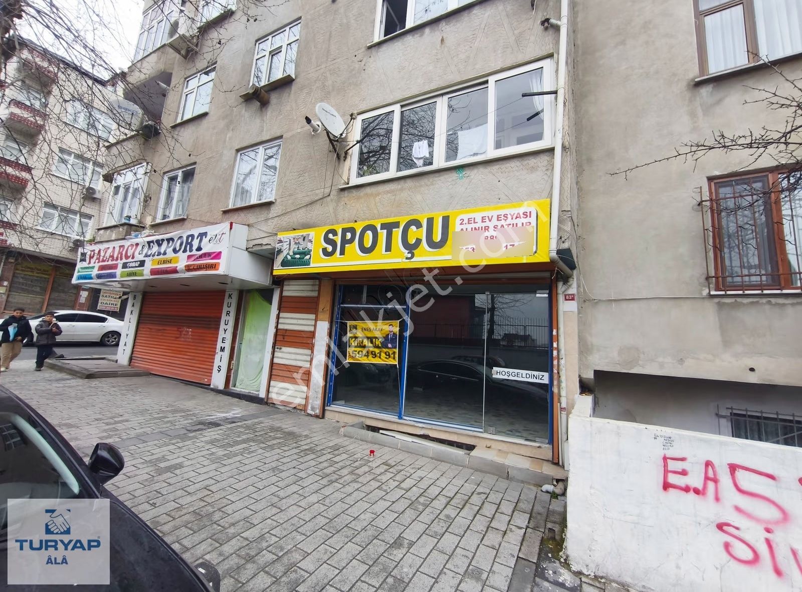Turyap Enes Akaydan Şht Eyüp Gönen Caddesinde Kiralık Dükkan - Görsel 5