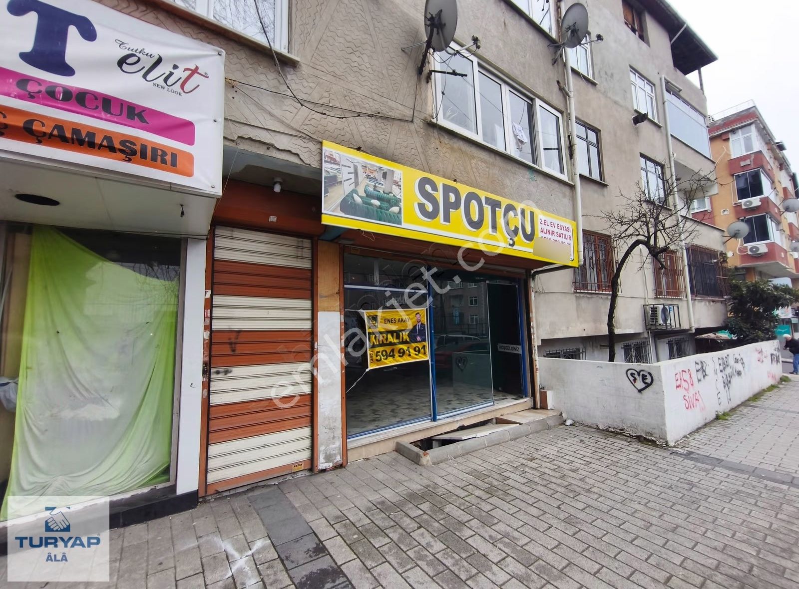 Turyap Enes Akaydan Şht Eyüp Gönen Caddesinde Kiralık Dükkan - Görsel 17