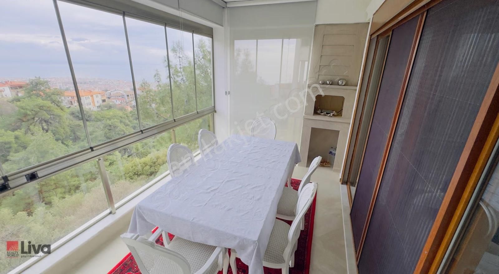 Altınoluk Köyünde | Kesintisiz Panoramik Deniz Manzaralı Villa - Görsel 7