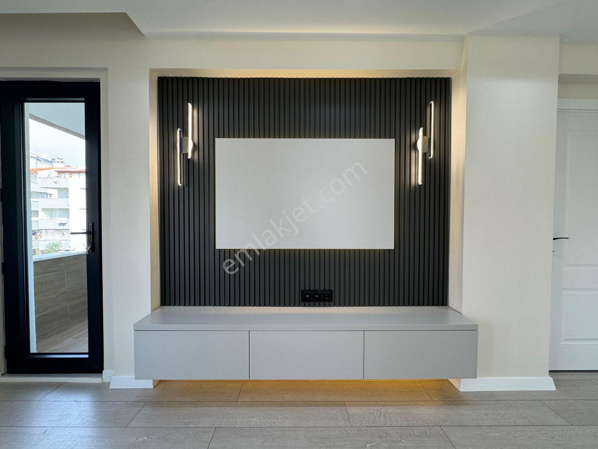 🟠🟠alfa'dan Akçay'da Satılık Lüx Tasarımlı Ön Cephe Arakat Çift Balkon Ayrı Mutfak 3+1 Daire E - Görsel 3