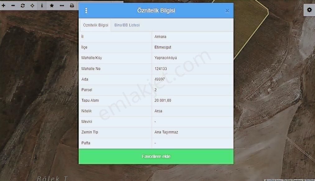 Yapracıkta Eskişehir Yoluna Yakın 3.3 Emsal Satılık Arsa - Görsel 10