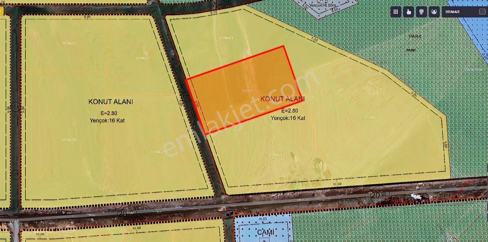 Bozkurt Gayrimenkulden Yenipeçenek 2.8 Emsalde Yatırımlık Arsa