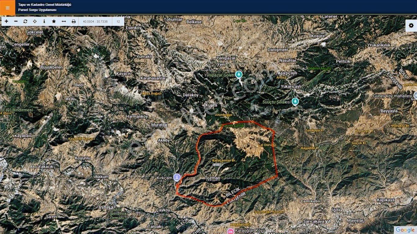 Doğa City'den Satılık Bilecik İnhisar Tozman'da 3.088 M2 Bahçe - Görsel 3