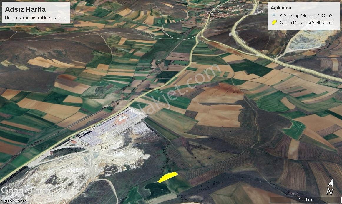 Doğacity Den Satılık Söğüt Oluklu Da Yatırımlık 1677 M2 Tarla - Görsel 10