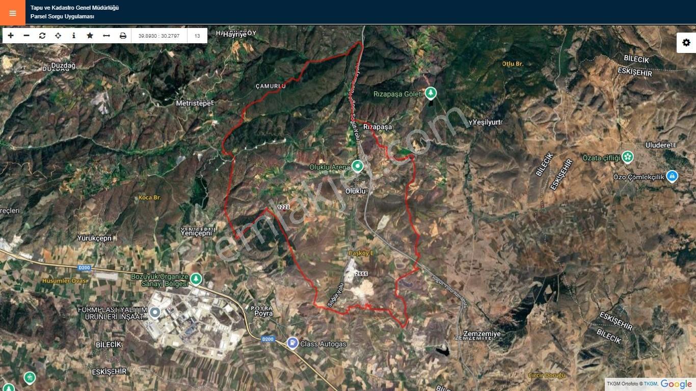 Doğacity Den Satılık Söğüt Oluklu Da Yatırımlık 1677 M2 Tarla - Görsel 6