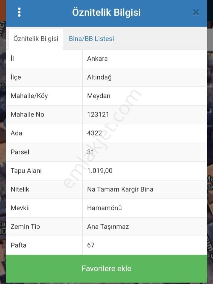 Cebeci Hamamönü'nde Satılık Komple Bina - Görsel 11