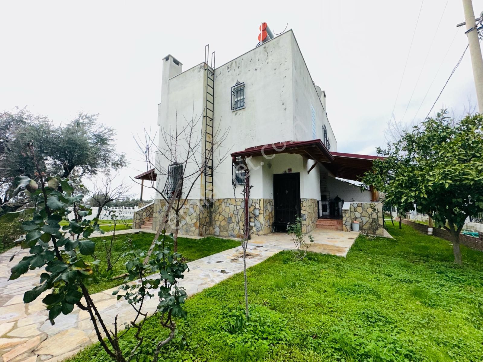 Güre De 3+1 Deniz Manzaralı Çift Havuzlu Satılık Müstakil Ev - Görsel 26