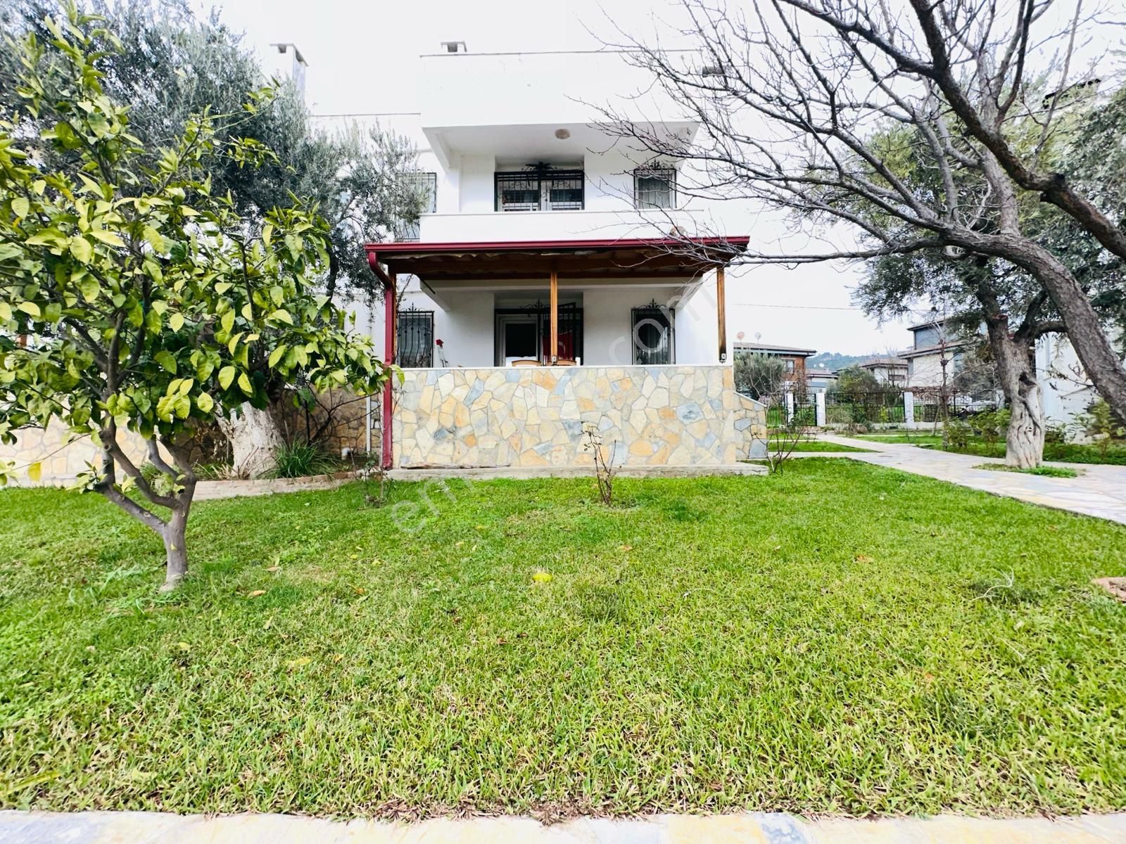 Güre De 3+1 Deniz Manzaralı Çift Havuzlu Satılık Müstakil Ev - Görsel 21