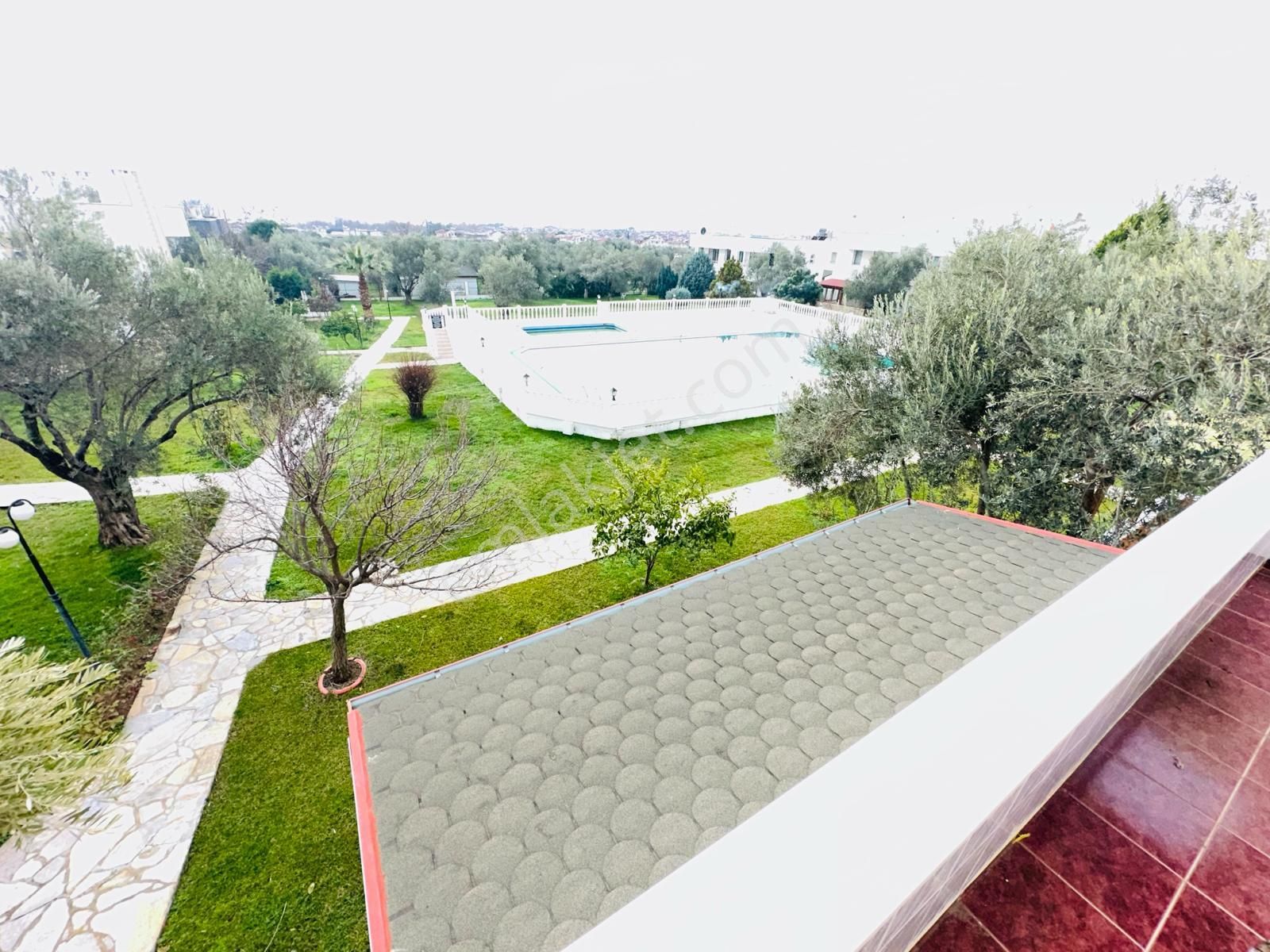 Güre De 3+1 Deniz Manzaralı Çift Havuzlu Satılık Müstakil Ev - Görsel 15