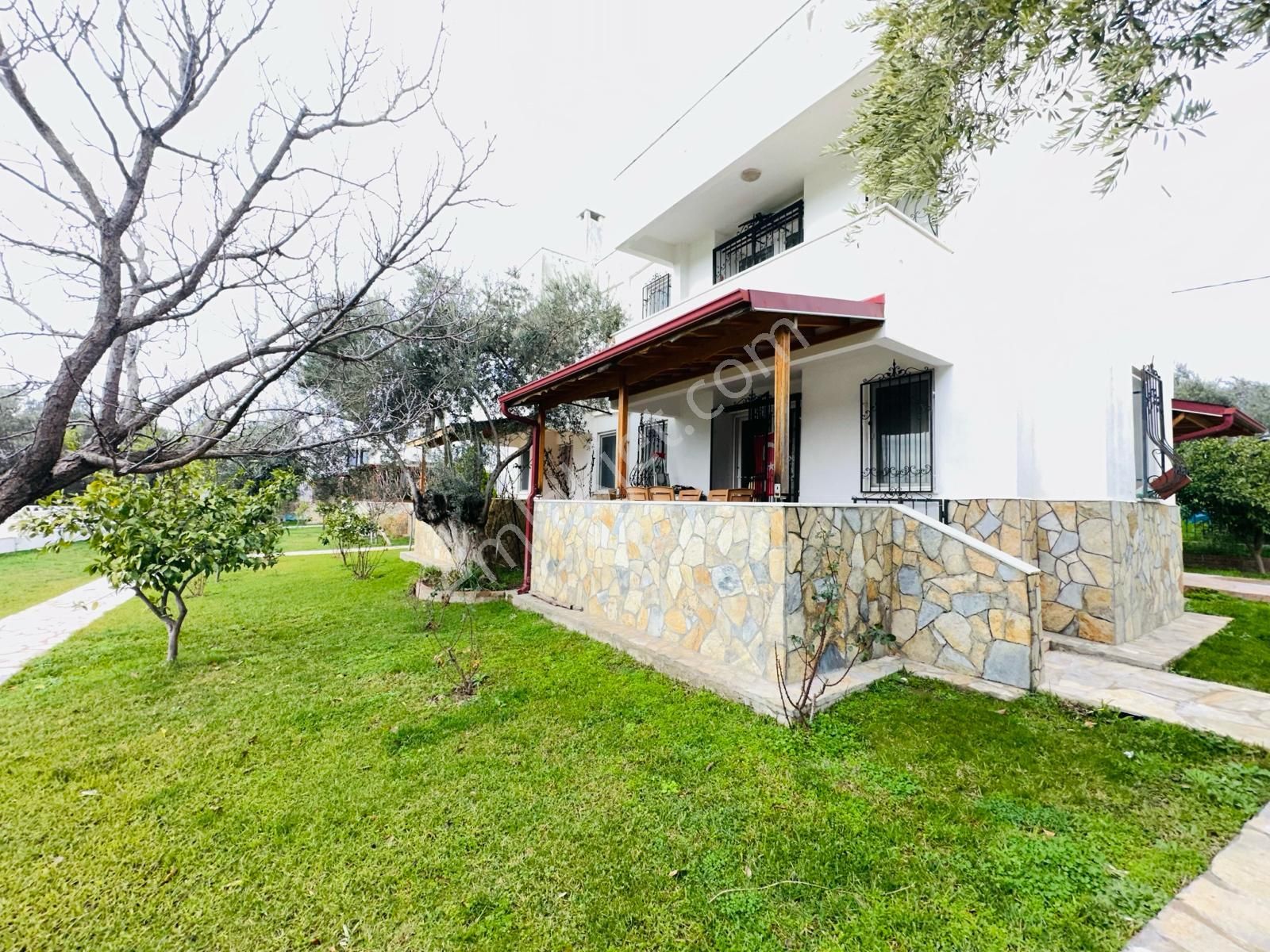 Güre De 3+1 Deniz Manzaralı Çift Havuzlu Satılık Müstakil Ev - Görsel 22