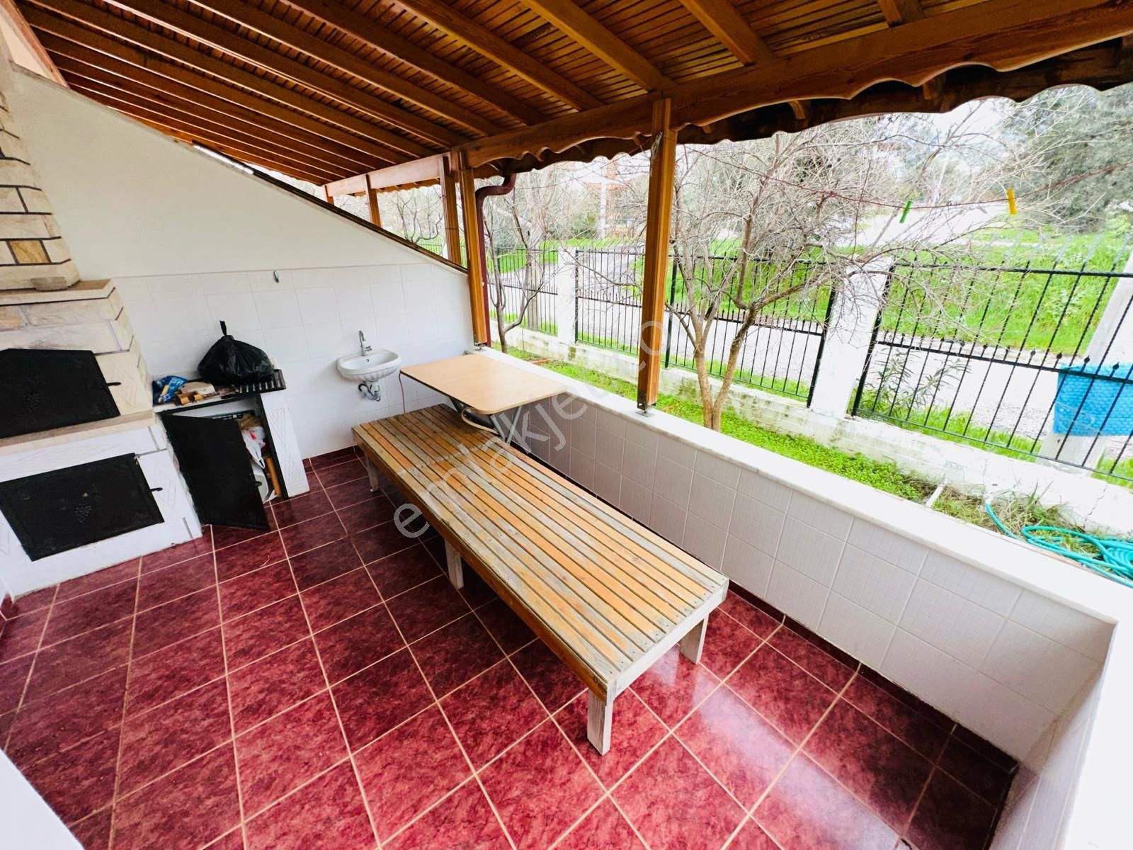 Güre De 3+1 Deniz Manzaralı Çift Havuzlu Satılık Müstakil Ev - Görsel 19