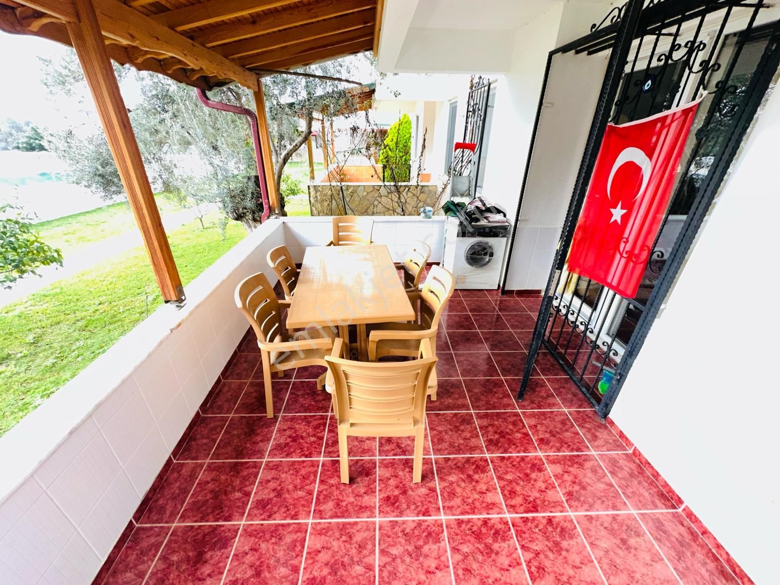 Güre De 3+1 Deniz Manzaralı Çift Havuzlu Satılık Müstakil Ev - Görsel 18