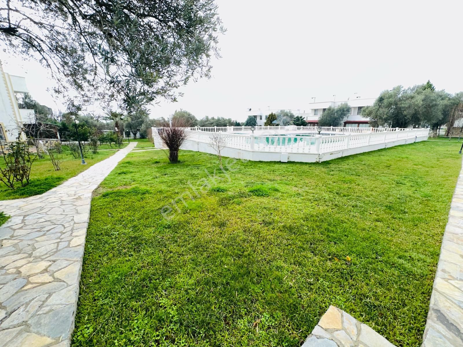 Güre De 3+1 Deniz Manzaralı Çift Havuzlu Satılık Müstakil Ev - Görsel 27