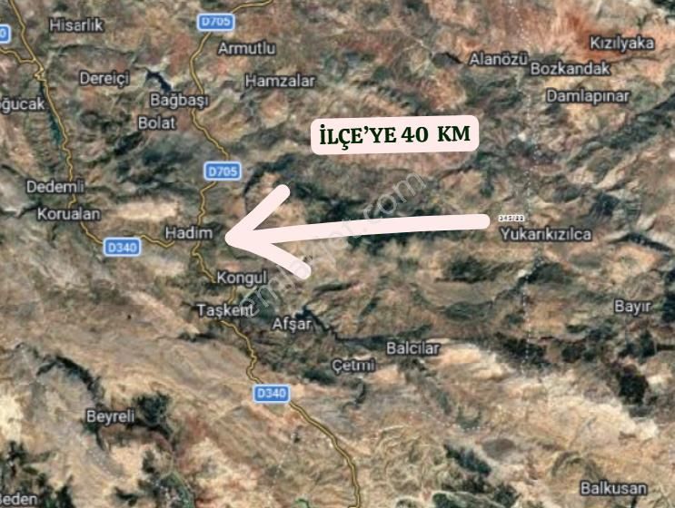 Konya Hadim Göynükkışla Köyünde 709 M² Tarla Satılıktır - Görsel 6