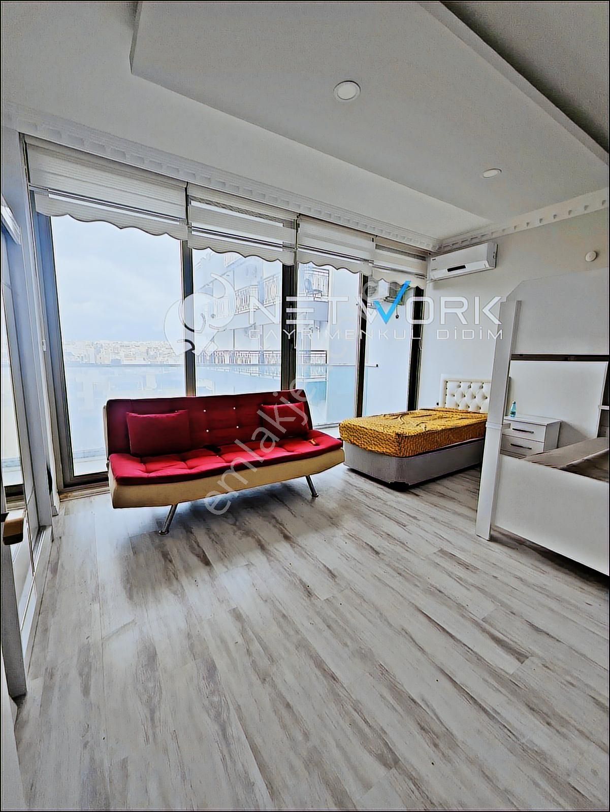 Atatürk Bulvarı Üzerinde Deniz Manzaralı,2+1 Eşyalı Dubleks - Görsel 29