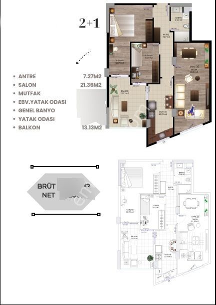 ▃artemin▃idealtepe Işıklarda Ön Cephe Balkonlu 2.kat 103m² 2+1 - Görsel 7