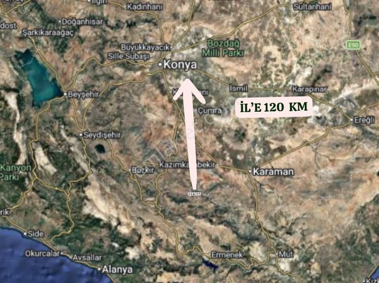 Konya Hadim Göynükkışla Köyünde 1.678 M² Bağ Satılıktır - Görsel 6