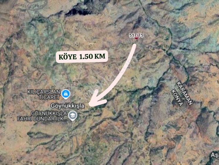 Konya Hadim Göynükkışla Köyünde 3.301 M² Bağ Satılıktır - Görsel 4