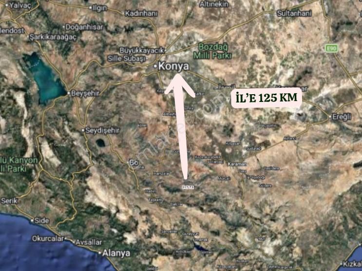 Konya Hadim Göynükkışla Köyünde 3.301 M² Bağ Satılıktır - Görsel 6