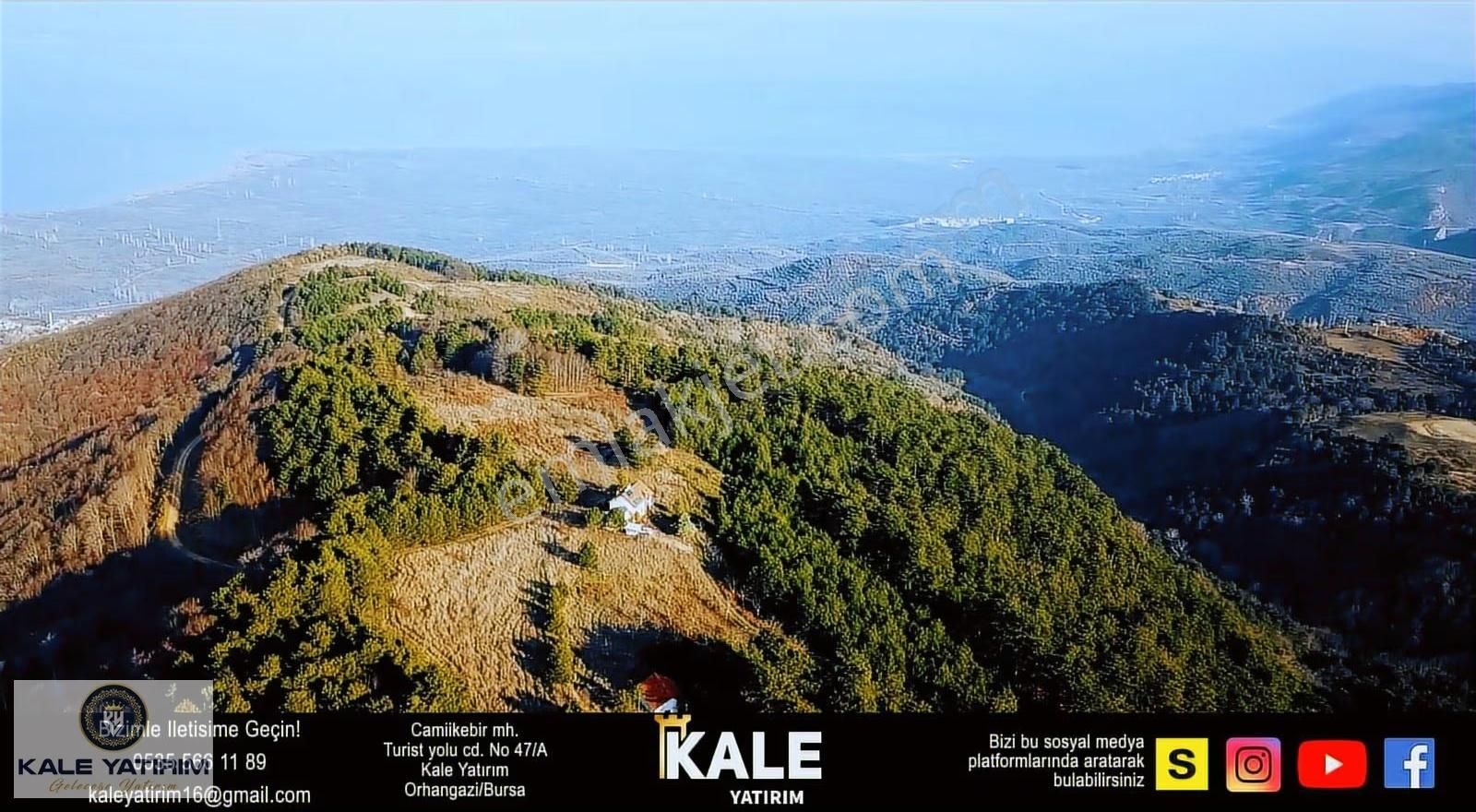 Kaleden Yenisölözde 41657m Eşsiz Manzaralı Çiftlik Ve Müştemilat