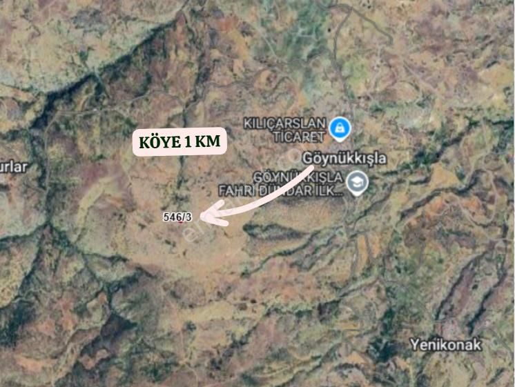 Konya Hadim Göynükkışla Köyünde 766 M² Tarla Satılıktır - Görsel 4