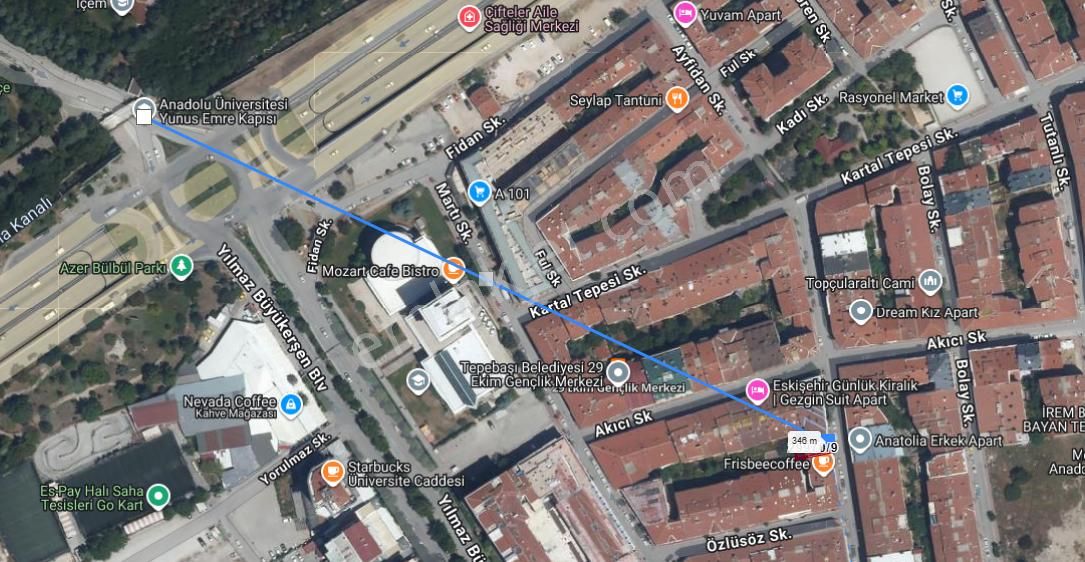 Anadolu Üni. Açıköğretim Fakültesinin Yakını Arakat Daire