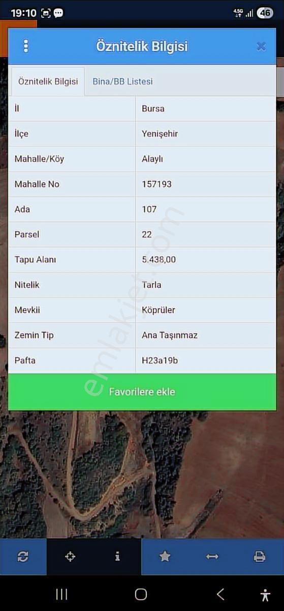 5438m Düz Resmi Yola Cepheli Yenişehir Manzaralı Fırsat Hobi Bah - Görsel 5