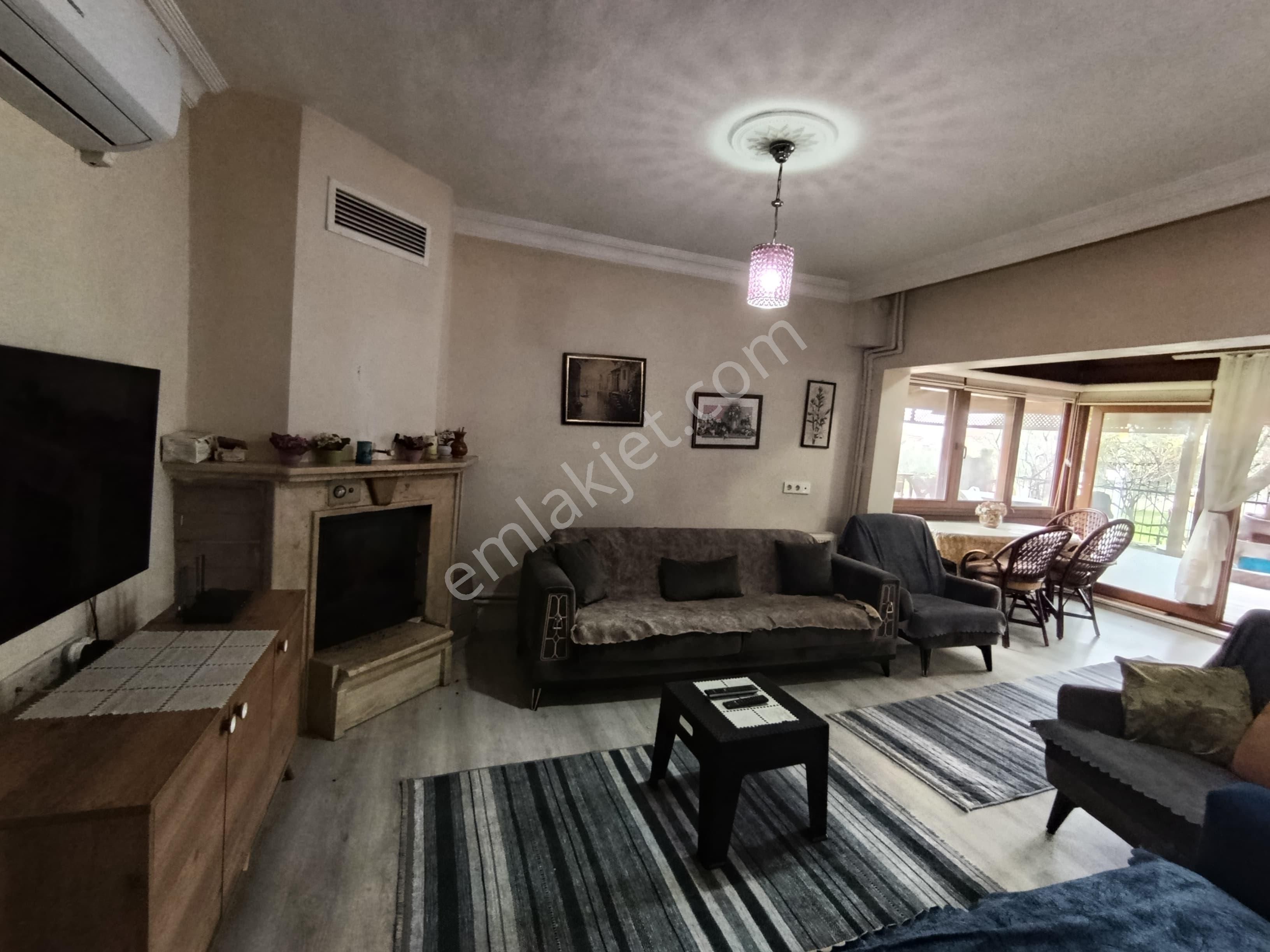 Kazdağları Deniz Manzaralı Köşe Villa 4+1 Şömineli Özel Bahçeli - Görsel 4