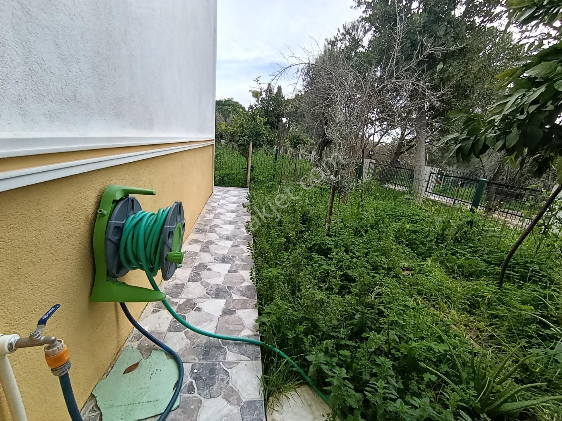 Kazdağları Deniz Manzaralı Köşe Villa 4+1 Şömineli Özel Bahçeli - Görsel 12