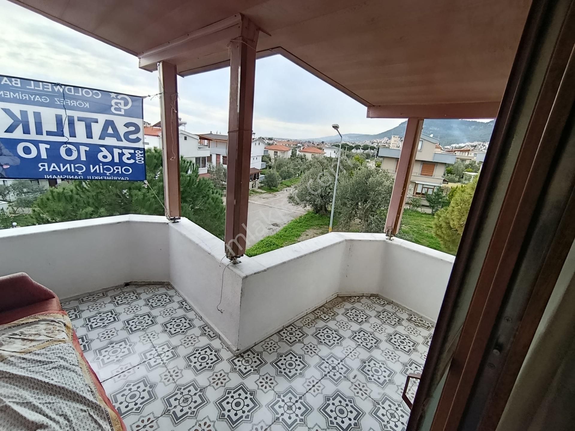 Kazdağları Deniz Manzaralı Köşe Villa 4+1 Şömineli Özel Bahçeli - Görsel 23