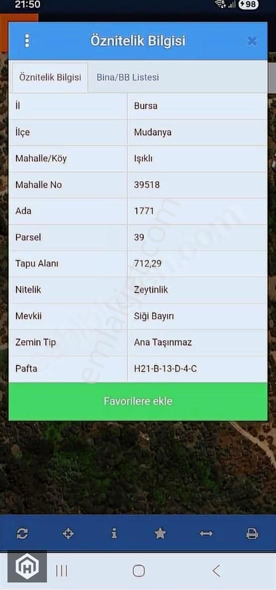 Bursa Mudanya Işıklı Mh Satılık 712mt2 Köye Yakın Zeytinlik - Görsel 32