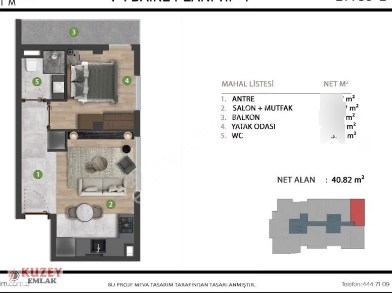 Kuzey Emlak'tan Dikmen'de 1+1 Süper Lüks Satılık Daireler - Görsel 2