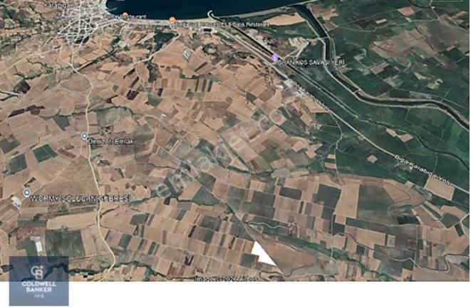Çanakkale Karabiga Ulucami 10.858 M2 Yola Geniş Cepheli Tarla - Görsel 2
