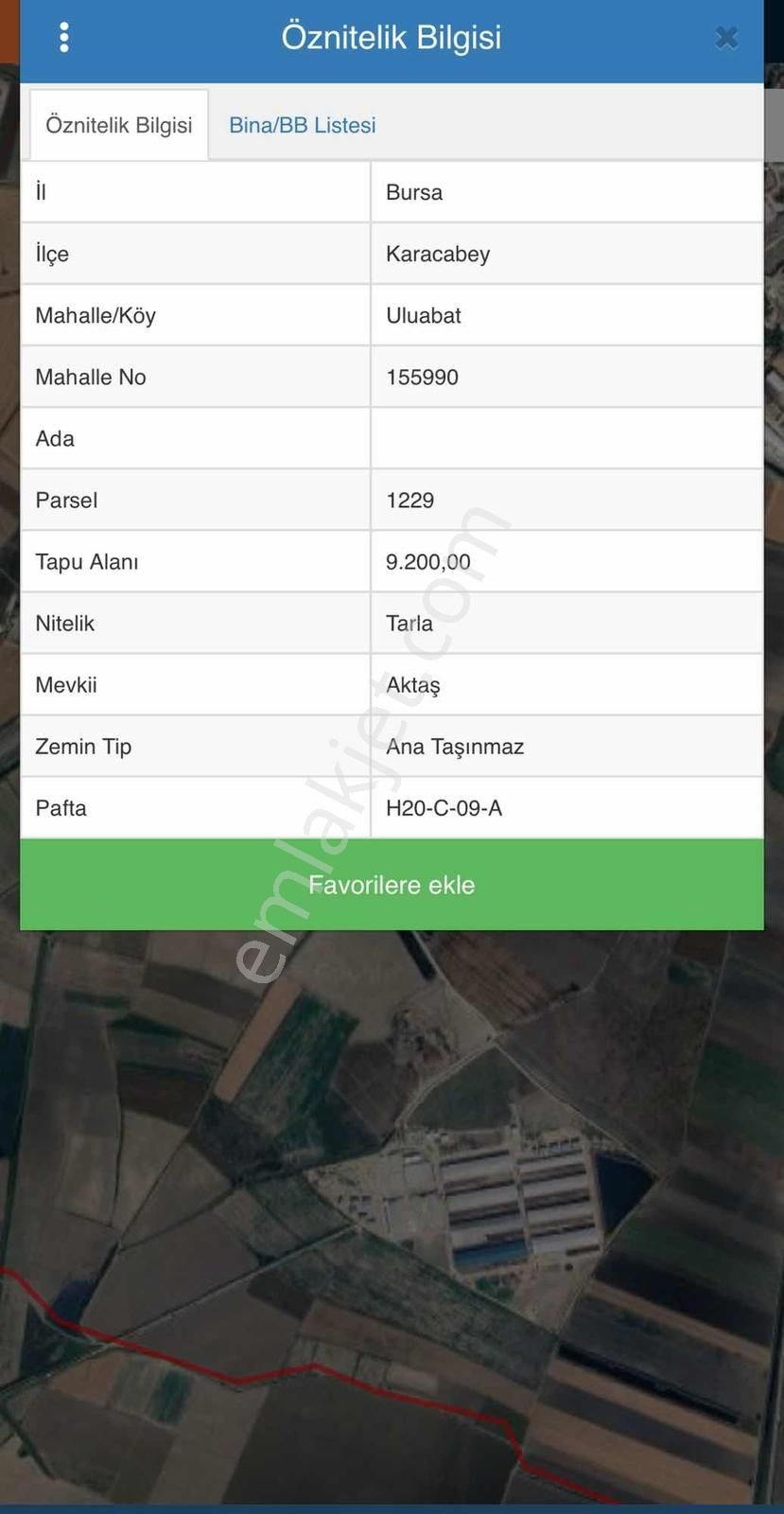 Bursa Karacabey Uluabat Satılık Tarla - Görsel 3