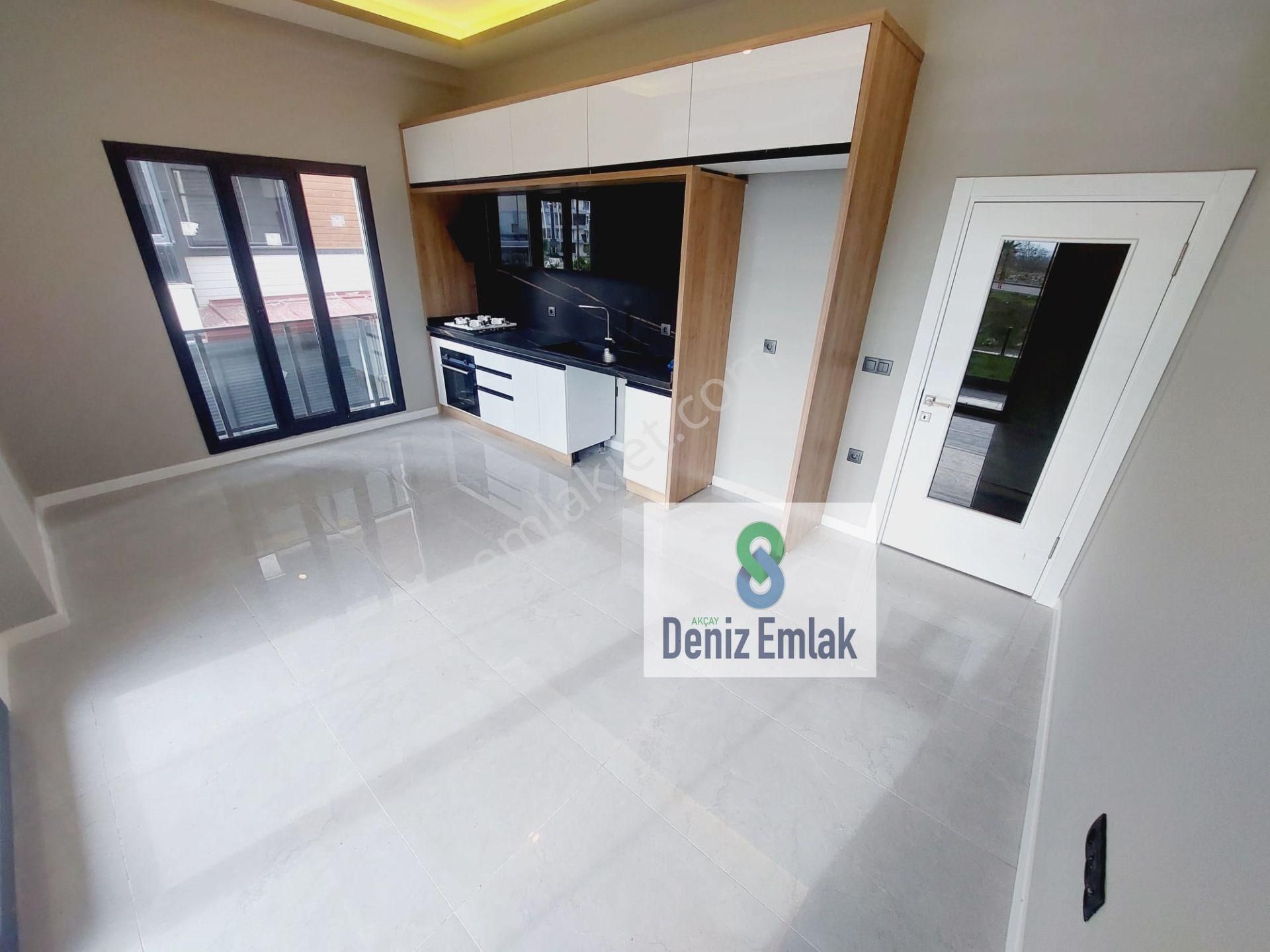 Denizden Akçayda Öncephe Kendine Ait Bahçeli Satılık 1+1 Lüks Daire. - Görsel 15