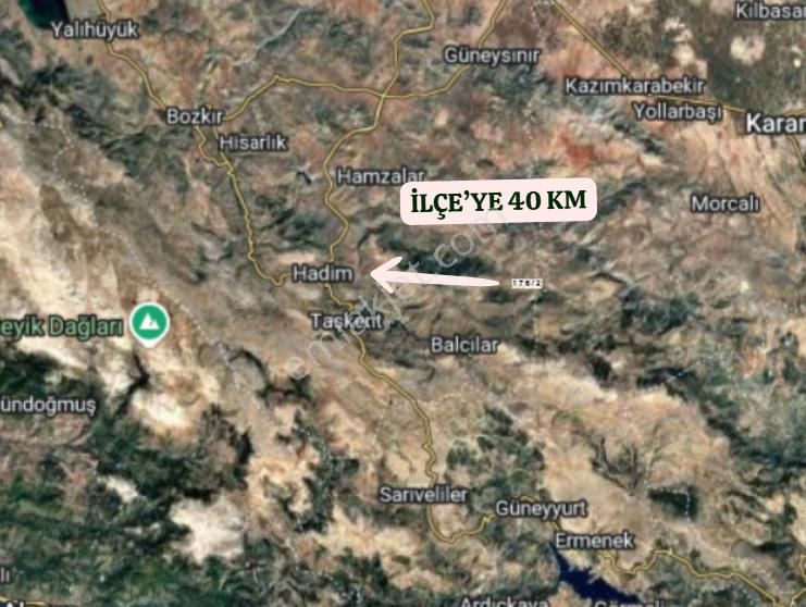 Konya Hadim Selahattin Köyünde 16.353 M² Tarla Satılıktır - Görsel 5