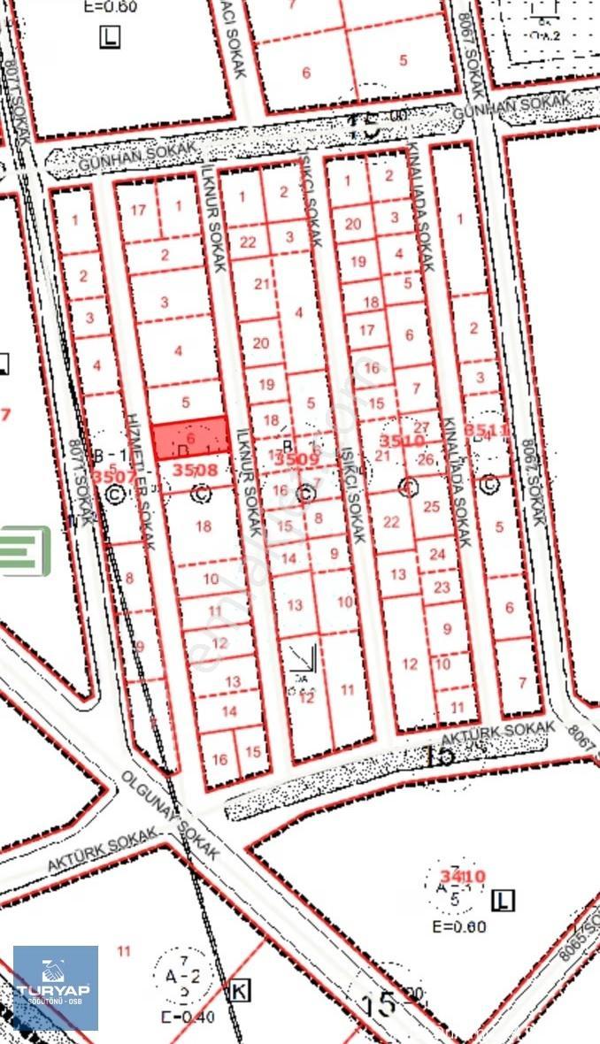 Turyap Söğütönü-osb'den Aşağısöğütönü'nde Villa İmarlı Arsa