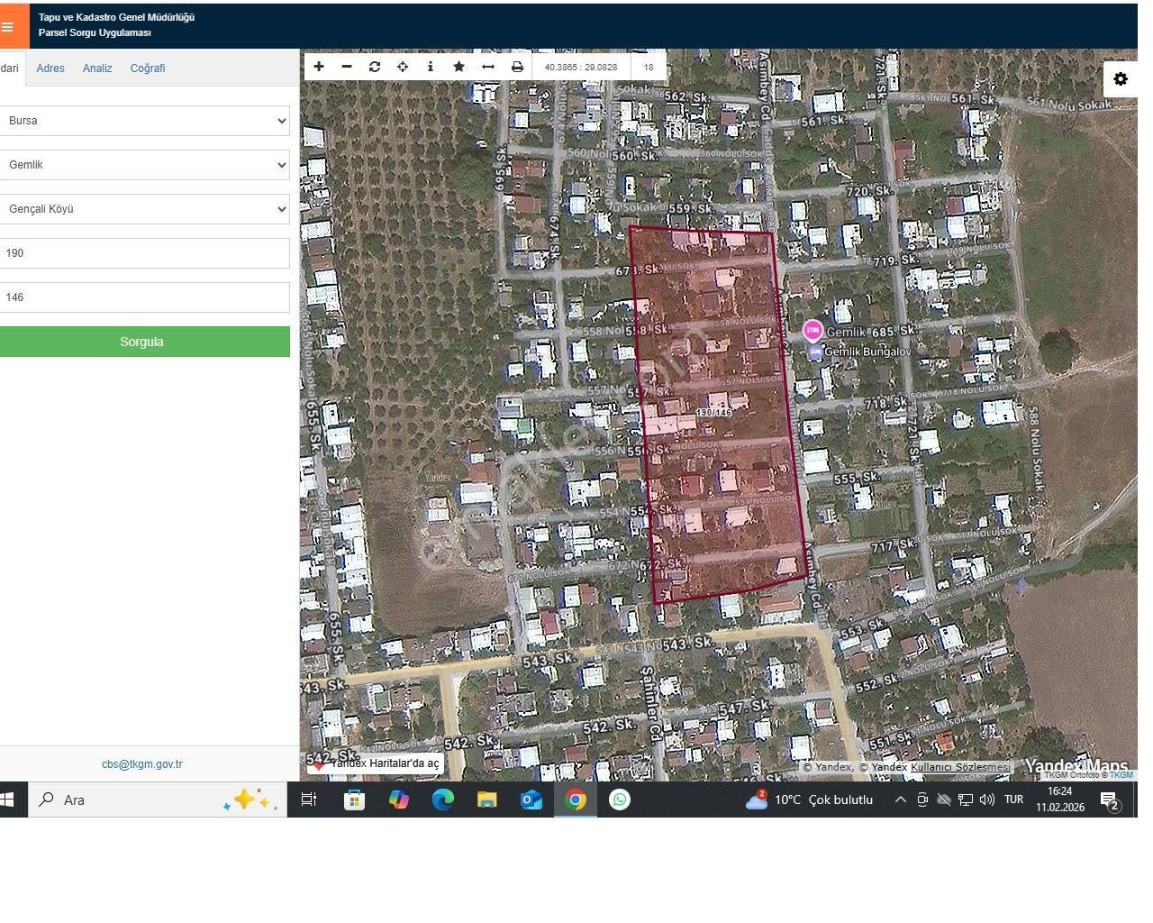 Bursa Gemlik Gençali Mahallesi Kumsaz Da Satılık Arsa - Görsel 2