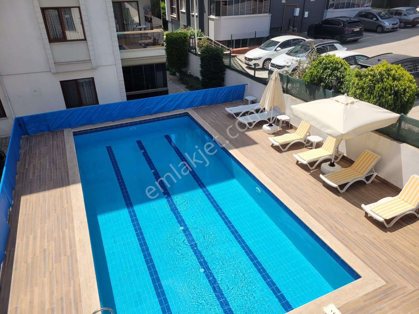 Delux'den Hürriyet Mah.'de Havuz Manzaralı Geniş Lux 2+1 - Görsel 14