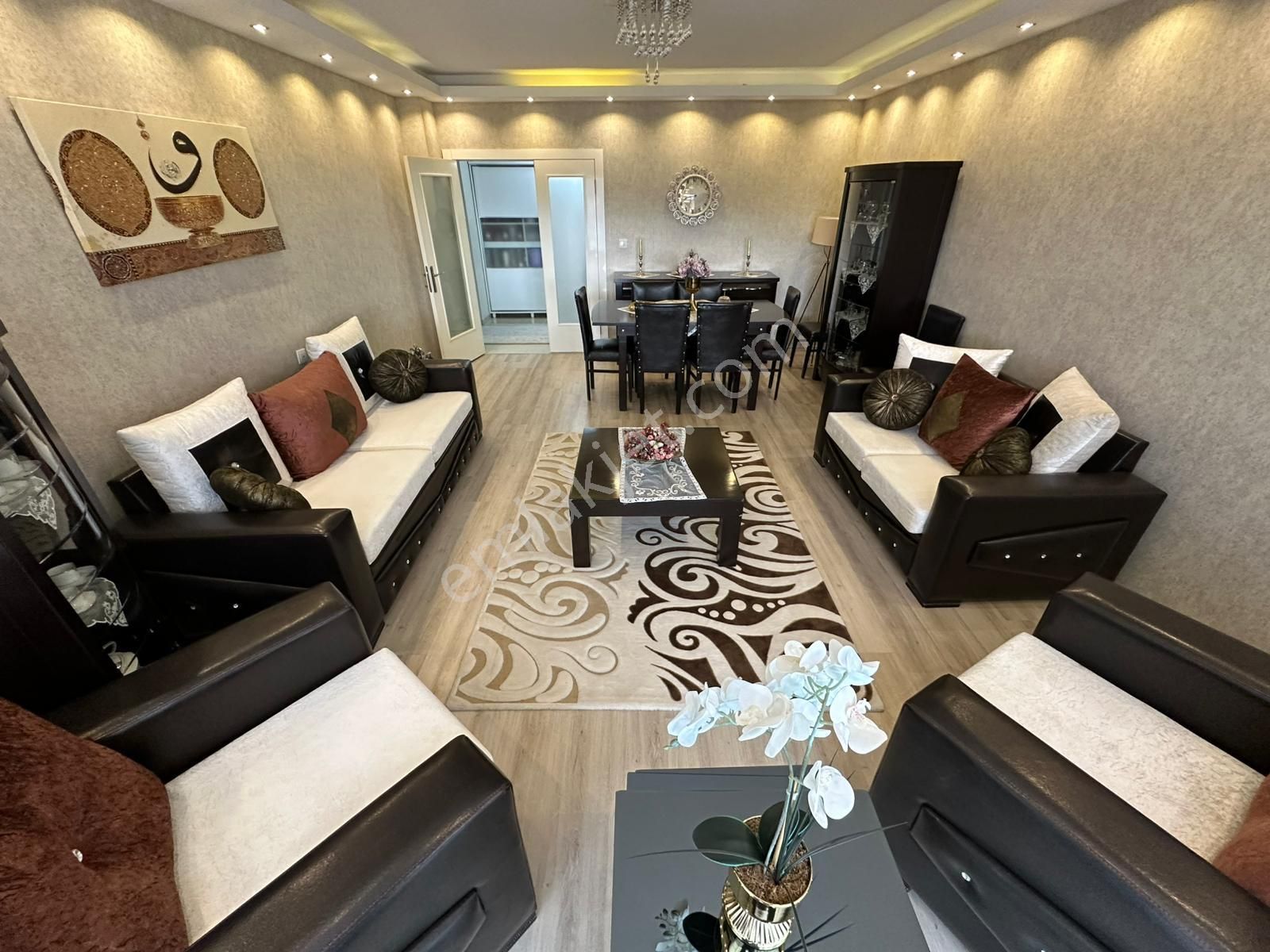 Yeni Cimşit Mh^de E. Banyolu G. Odalı 160m2 Genişlikte Ön Cp. 4+1 Full Yapılı Daire ! - Görsel 3