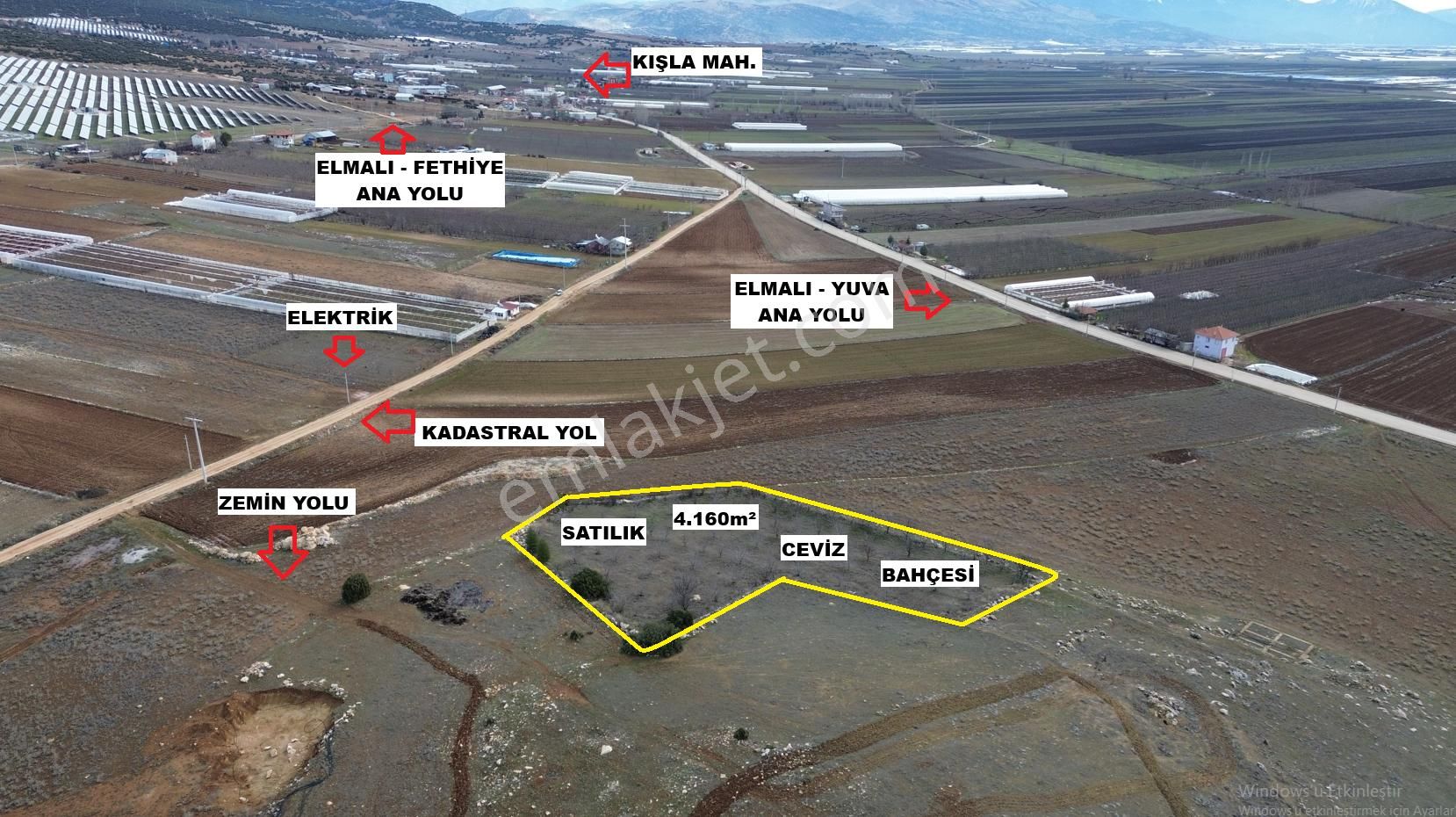 Vip Gayrimenkul'den Kışla Mah. 4.160m² Ceviz Bahçesi - Görsel 7