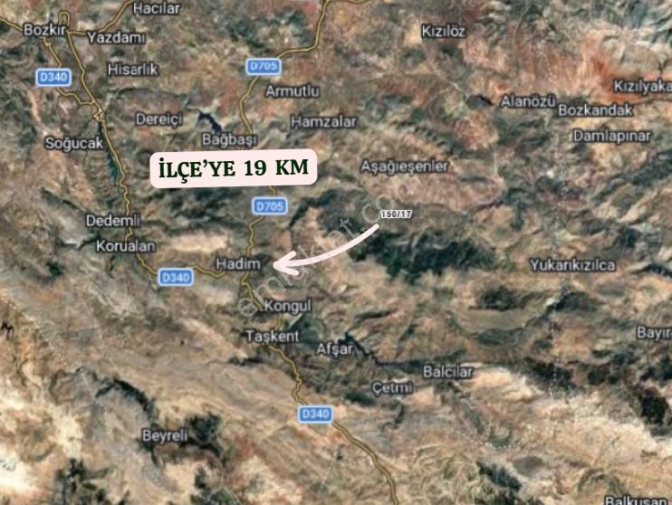 Konya Hadim Yelmez Köyünde 2.960 M² Bağ Satılıktır - Görsel 5