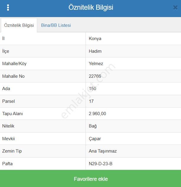 Konya Hadim Yelmez Köyünde 2.960 M² Bağ Satılıktır - Görsel 7